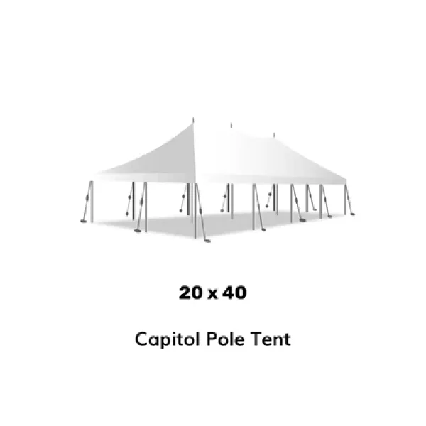 20×40 Pole Tent