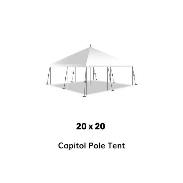 20 x 20 Pole Tent